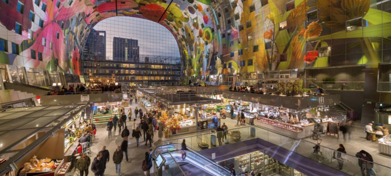 90% van de Markthal in Rotterdam inmiddels bewoond